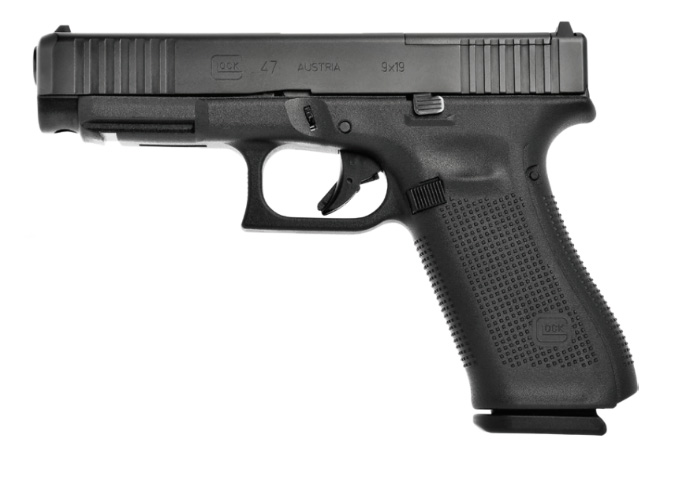 Glock G47 Gen 5 MOS, 9mm, 4.49" Barrel, Black, (3) 17-rd