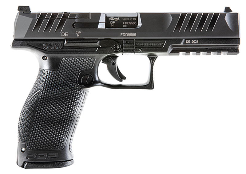 Walther PDP Full-Size, 9mm, 5" Barrel, Optics Ready, Black, (2) 18-rd (Free Optic Rebate From Walther)