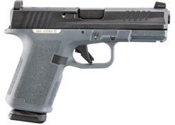 Ruger RXM, 9mm Luger, 4" Barrel, OR, Tritium Front Sight, Black, Grey Magpul Grip, (2) 15-rd