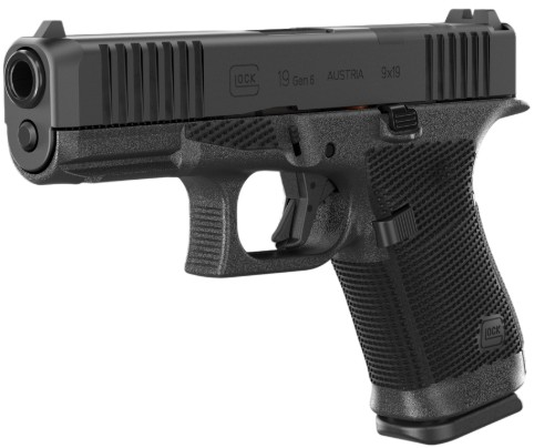 Glock 19 Gen 6, 9mm, 4.02" Barrel, ORS, Black, (3) 15-rd - Image 3